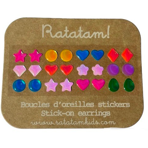 Ratatam Set Of 12 Self-adhesive Earrings