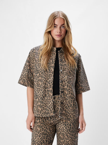 Object Leopard Print Shirt