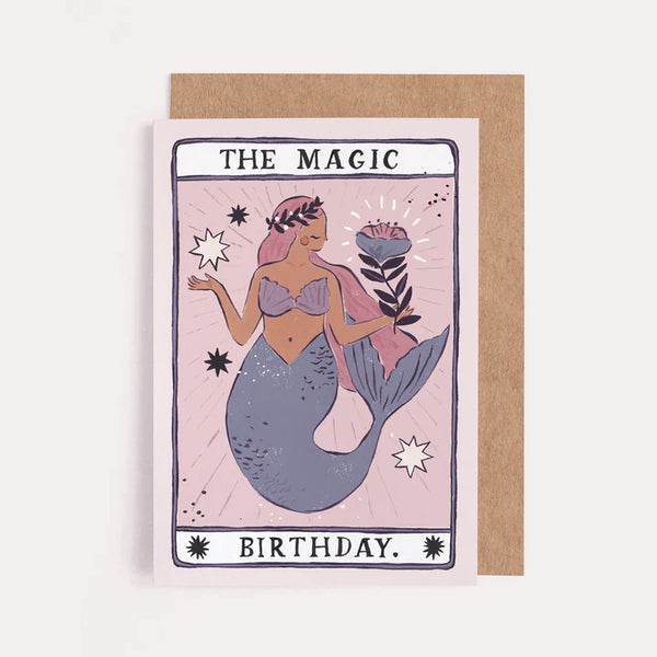 Sister Paper Co Mermaid Magic Birthday Card