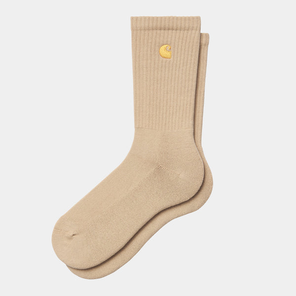 Carhartt WIP  Gold Chaussettes Chase Sable