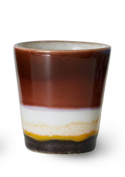 HK Living | 70s Ceramics: Ristretto Mug - Solar Brown