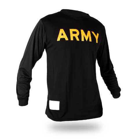 Vintage Long Sleeve Us Army T-shirt | Black