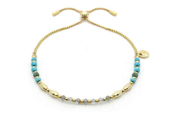 Boho Betty Bisbee Turquoise Gemstone Bracelet
