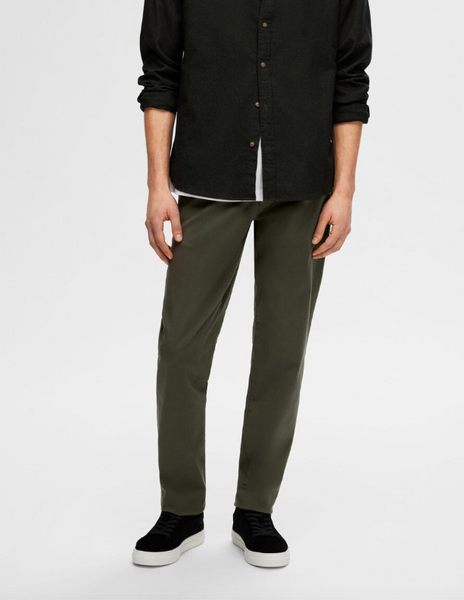 Selected Homme Forest Night 175 Slim Fit Flex Chinos