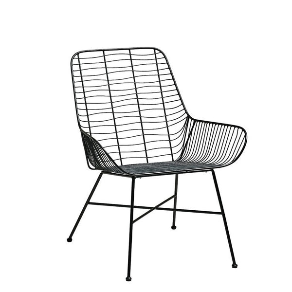 Villa Collection Chair Svale Black Iron