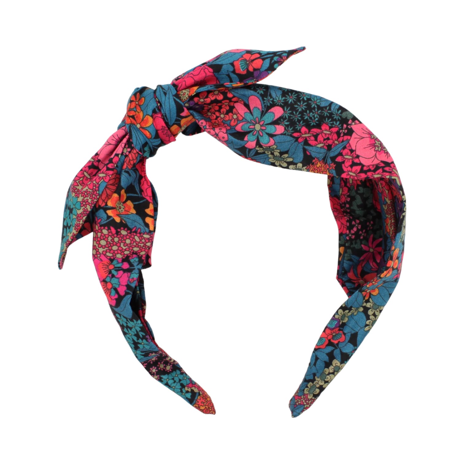 Holme & Moss  Headband Side Bow Liberty Print Ciara