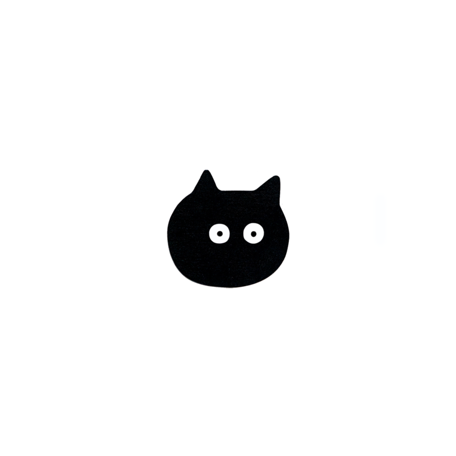 JooJoo Studio Black Cat Magnet