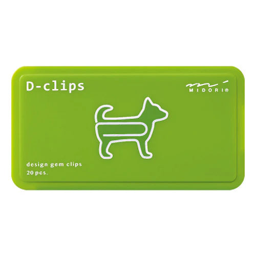 Midori Stationery Midori D-clips - Dog Paperclip