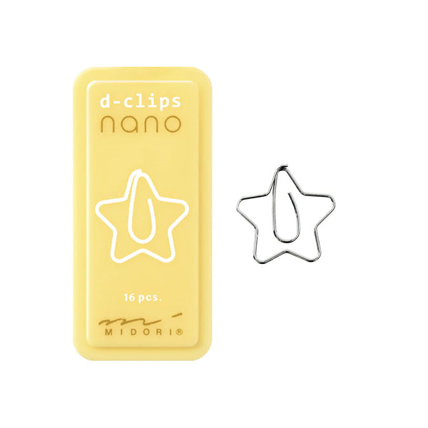Midori Stationery Midori D-clips Nano - Star Paperclip
