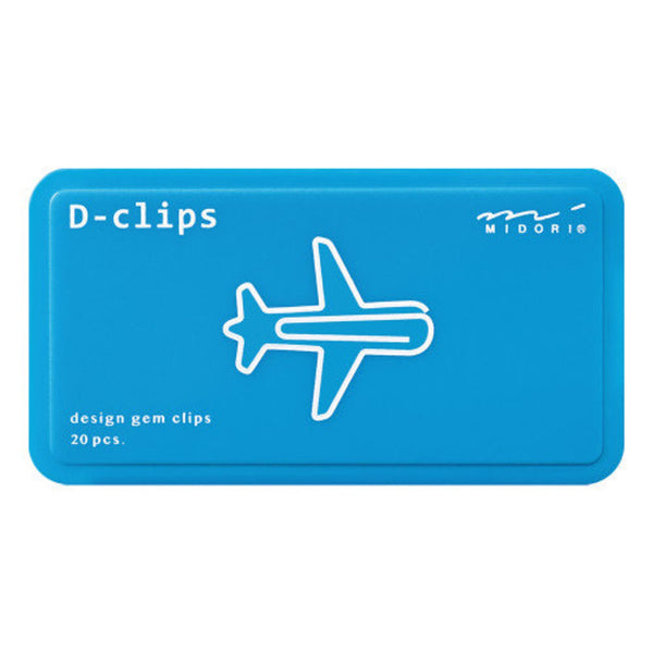 Midori Stationery Midori D-clips - Airplane Paperclip