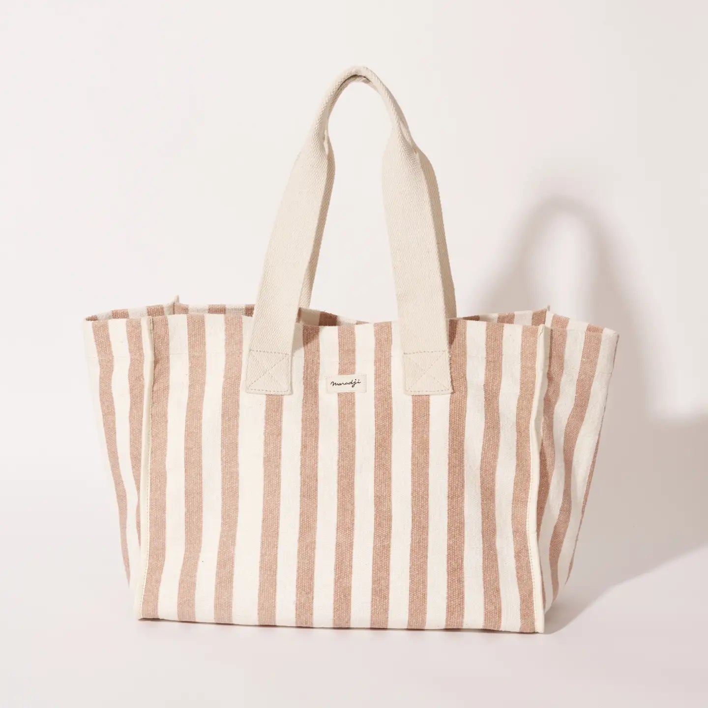 MADE THE EDIT Pink Striped Tote Bag