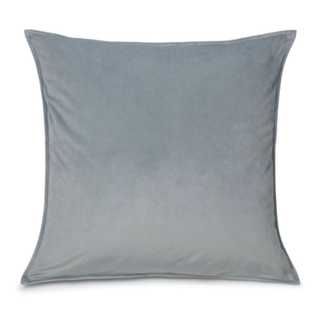 50 x 50cm Dusky Blue Square Velvet Cushion