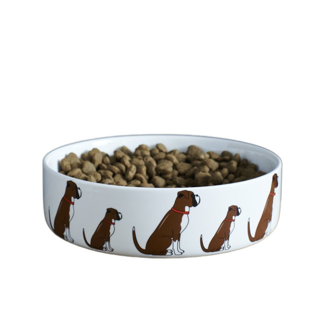 Sweet William designs Large Boxer Dog Bowl