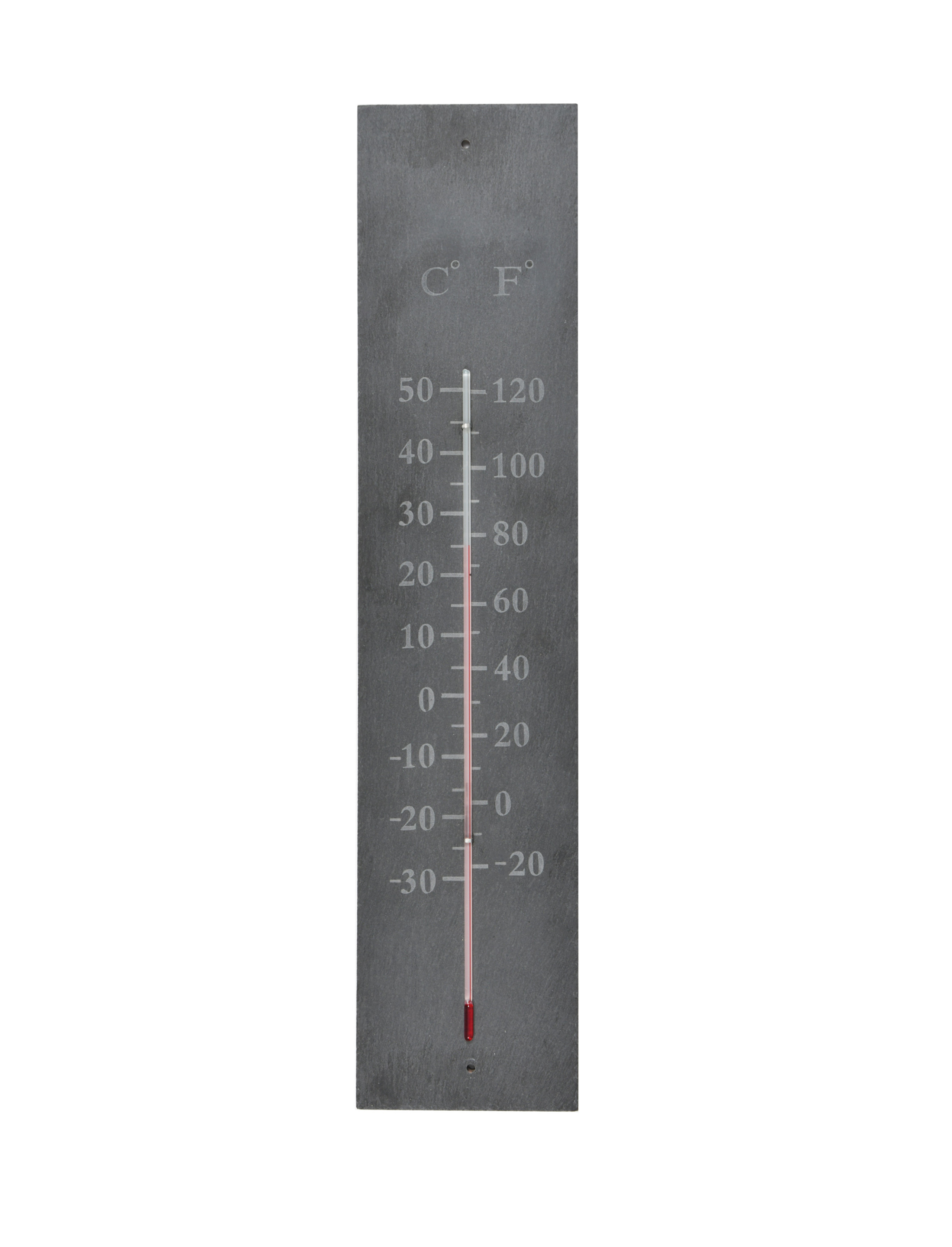 Garden Trading Black Slate Wall Thermometer