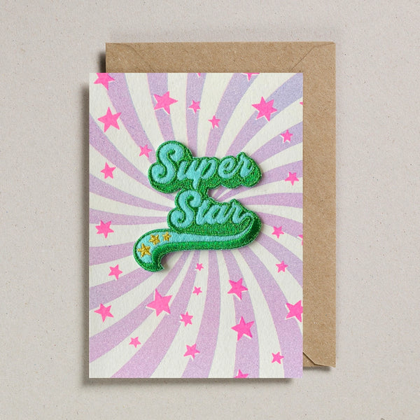 Petra Boase Super Star Patch Card