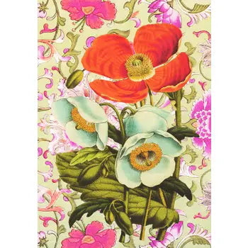 Diana Wilson Arcana Poppies Notebook Hand-glittered A5 Ring-bound