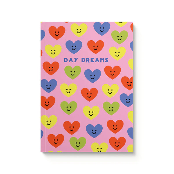 Ohh Deer Day Dreams Hearts Notebook