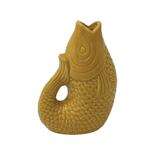 Opjet Paris Fish Vase - Yellow