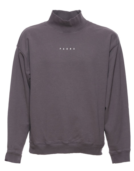 PAURA Sweatshirt Man Noah Turtleneck Mud