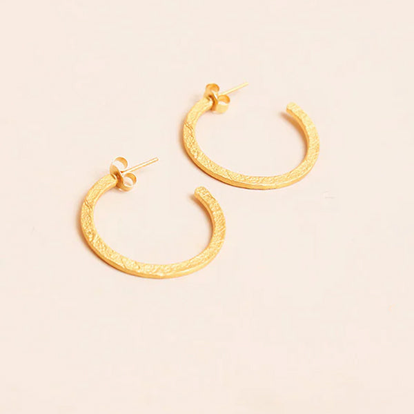 TUSKcollection Jalil Gold Hoop Earrings