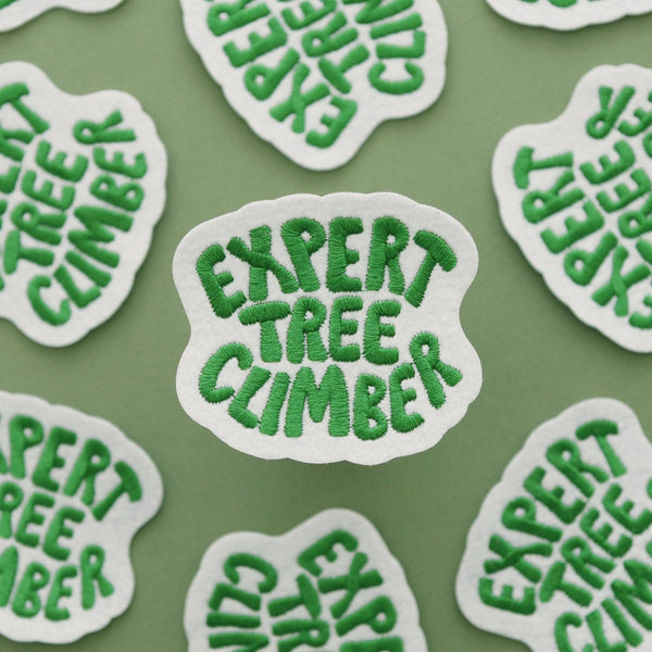 Alphabet Bags Expert Tree Climber | Embroidered Patch