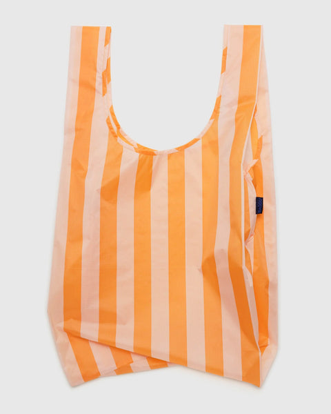 Baggu Big Reusable Bag - Tangerine Wide Stripe