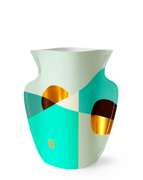 Octaevo Mini Paper Vase Siena Mint