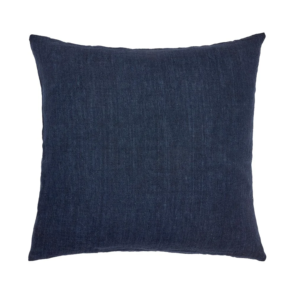 Cozy Living Luxury Light Linen Cushion Cover - ROYAL BLUE, 50 x 50 cm