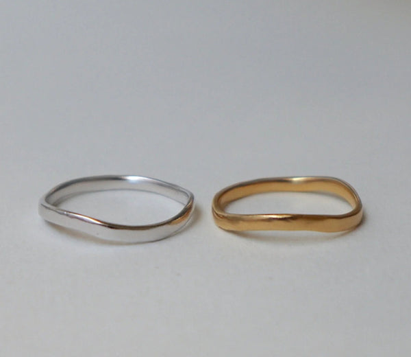 Lines & Current Rhythm Stacker Ring | Various