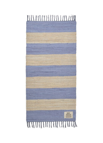 bongusta Large Creme & Baby Lavender Chindi Rug