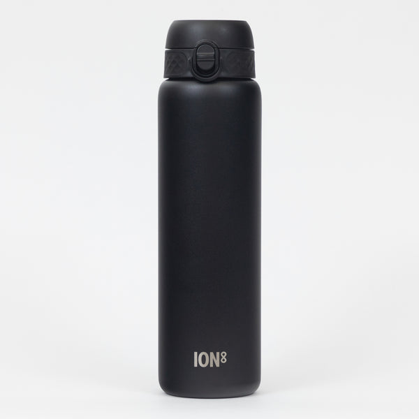 ION8 Leak Proof Bottles Ion8 Leak Proof 1 Litre Insulated Steel Water Bottle In Black