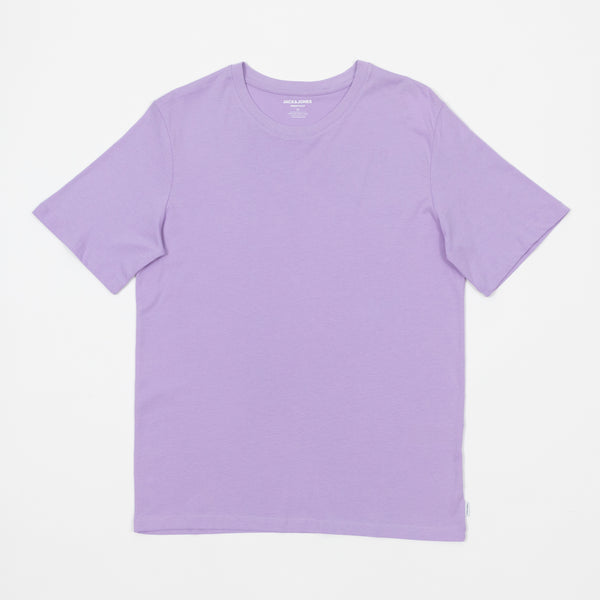 Jack & Jones Organic Cotton Basic T-shirt in Purple