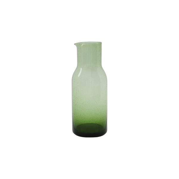 House Doctor Green Glass Carafe