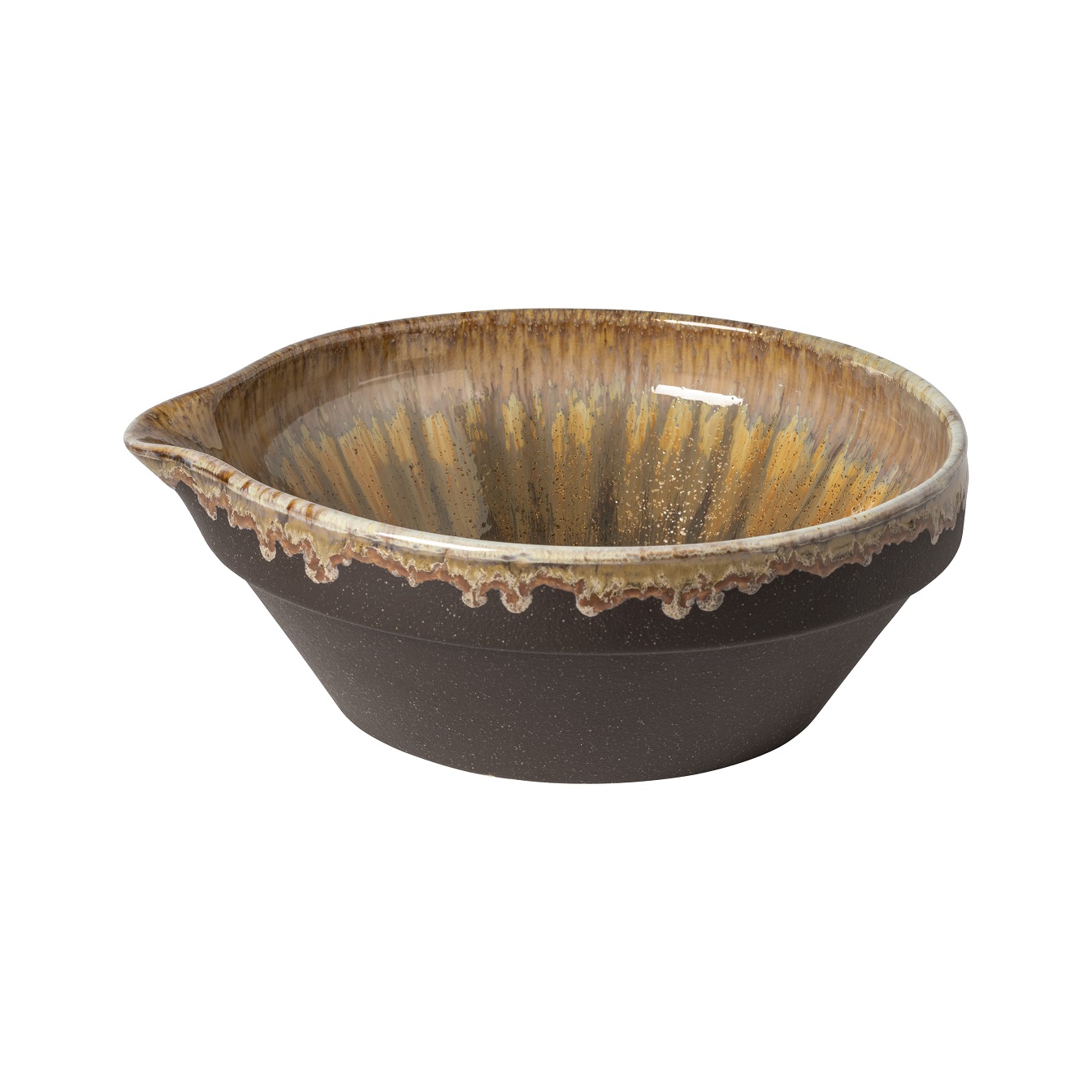 Casafina Large Mocha Latte Ceramic Stoneware  Porto Mixing Bowl