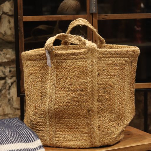 Nkuku 40cm Braided Hemp Storage Basket