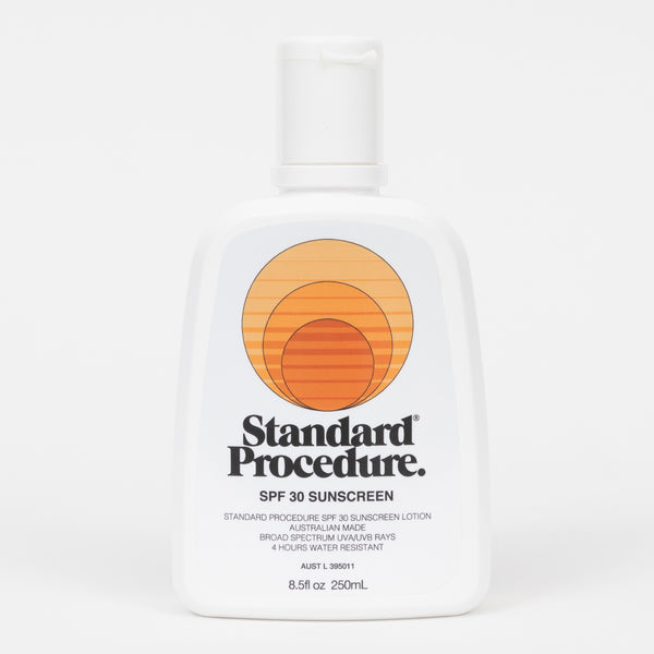 Standard Procedure SPF 30 Fliptop Bottle Suncream 250ml