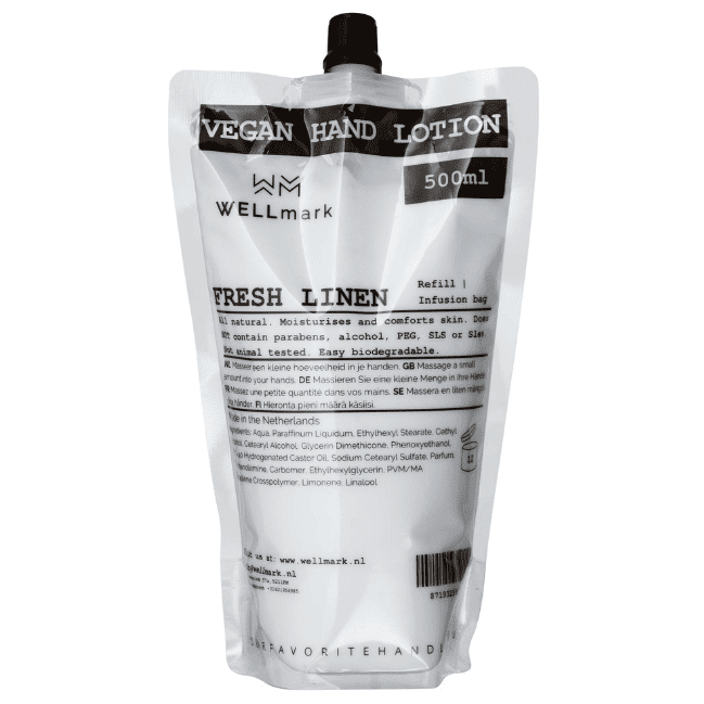 Wellmark HAND LOTION | FRESH LINEN REFILL 500ml