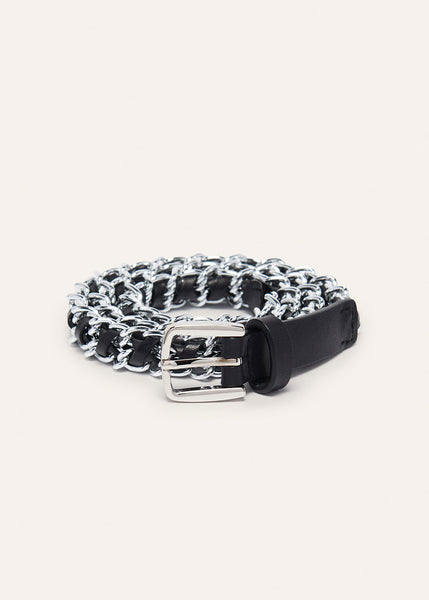 BA&SH Brook Metal Belt - Silver