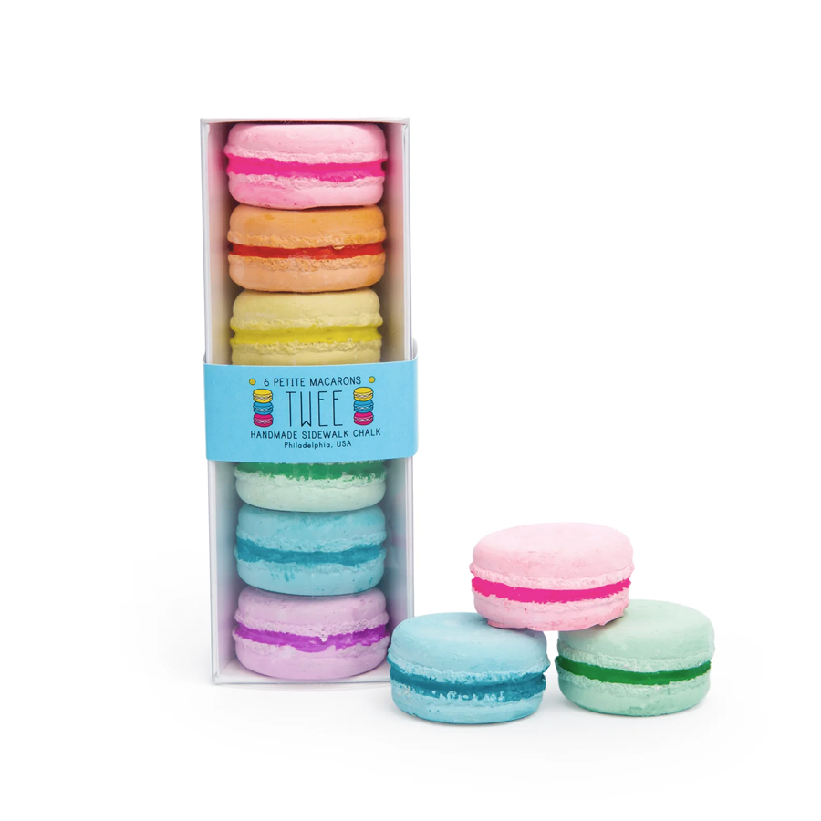 Twee Petite Macarons Sidewalk Chalk, Set of 6