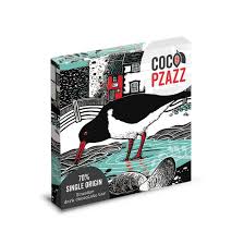 Flux Coco Pzazz 70% Dark Chocolate Bar - Oyster Catcher