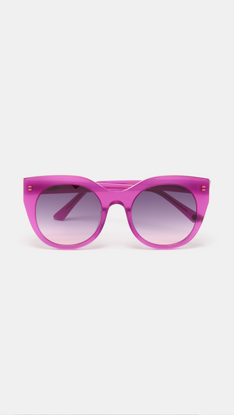 Zoe de Pass Eyewear Lily Magenta Sunglasses By Zoe De Pass