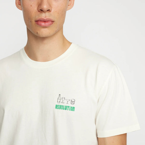 RVLT Revolution | 1374 Bar T-shirt | Off White