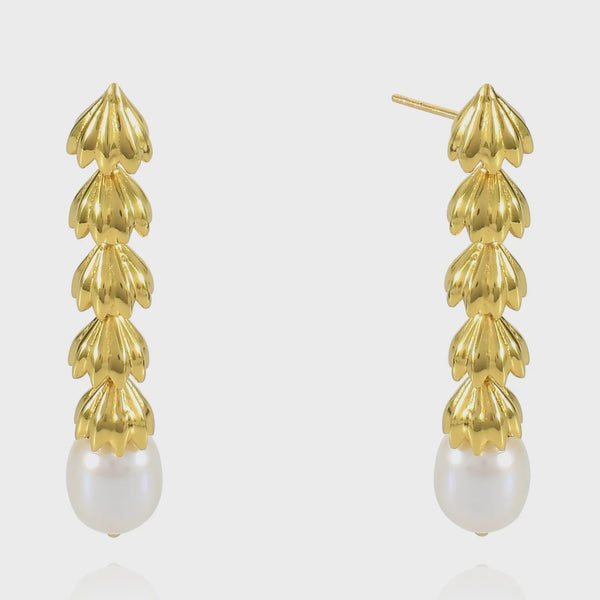 Shyla Pearl Chandelier Earrings