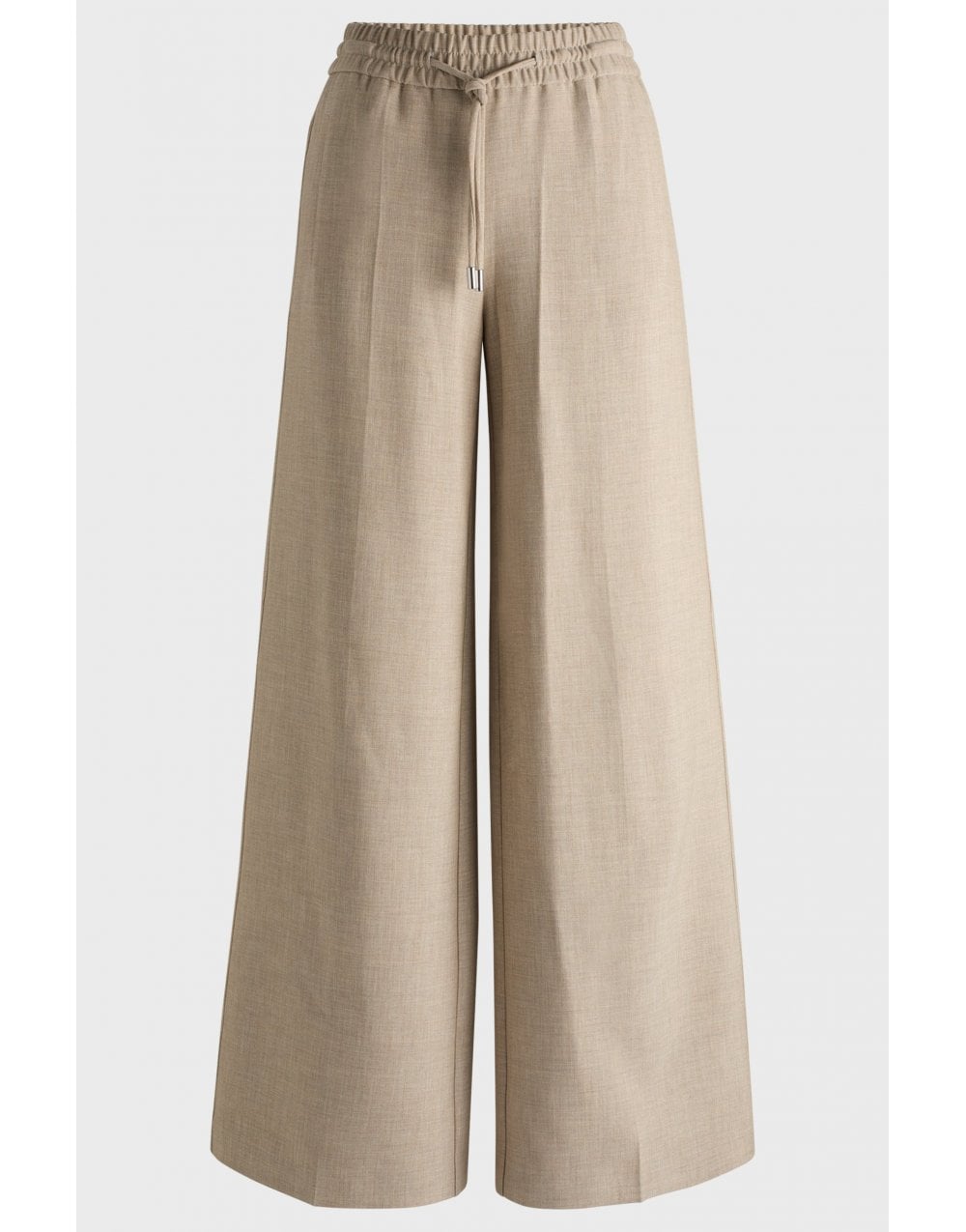 Boss Boss Tamaya Elasticated Straight Leg Trousers Col: 961 Brown, Size: 12