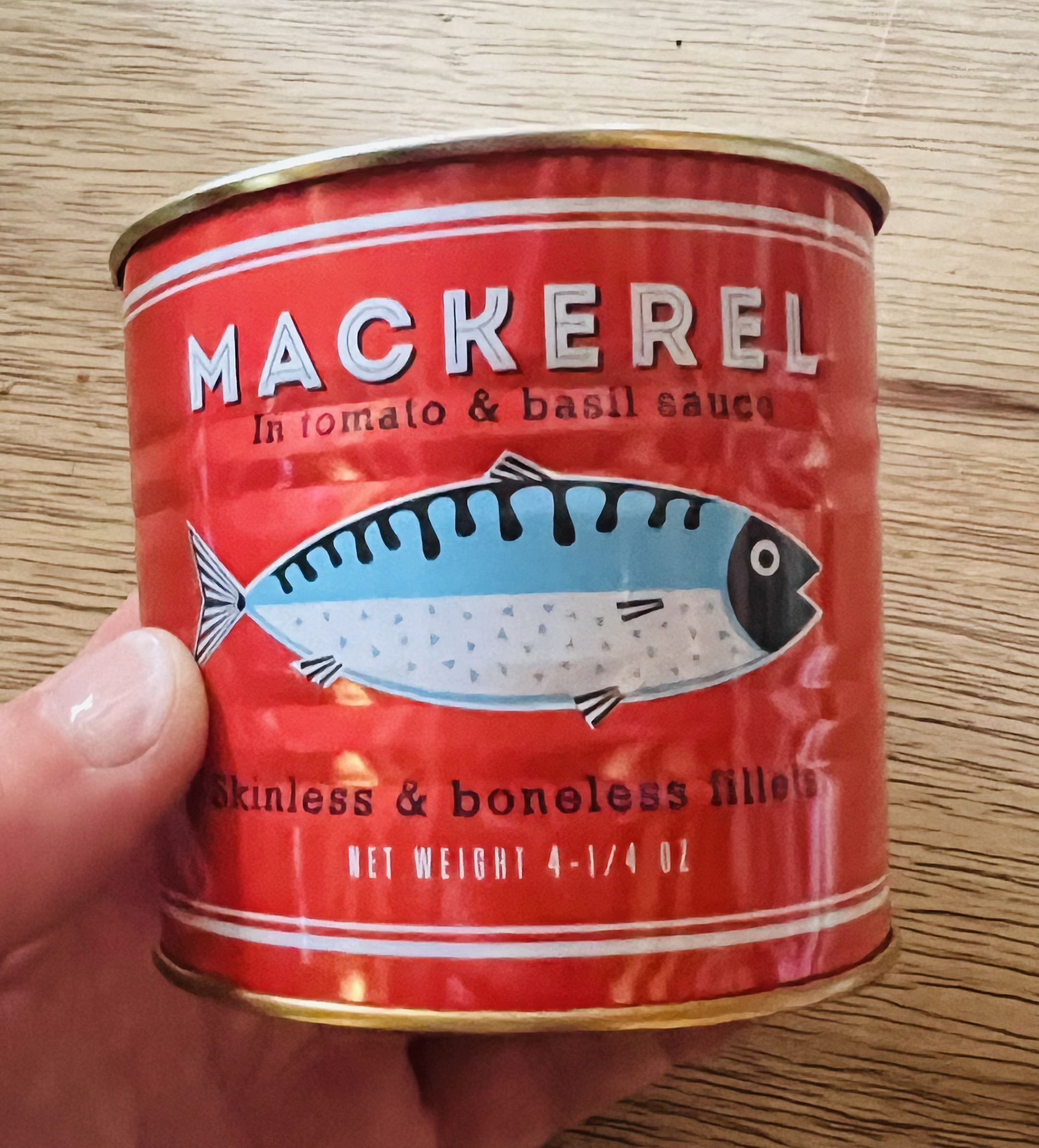 Rex London Mini mackerel storage tin
