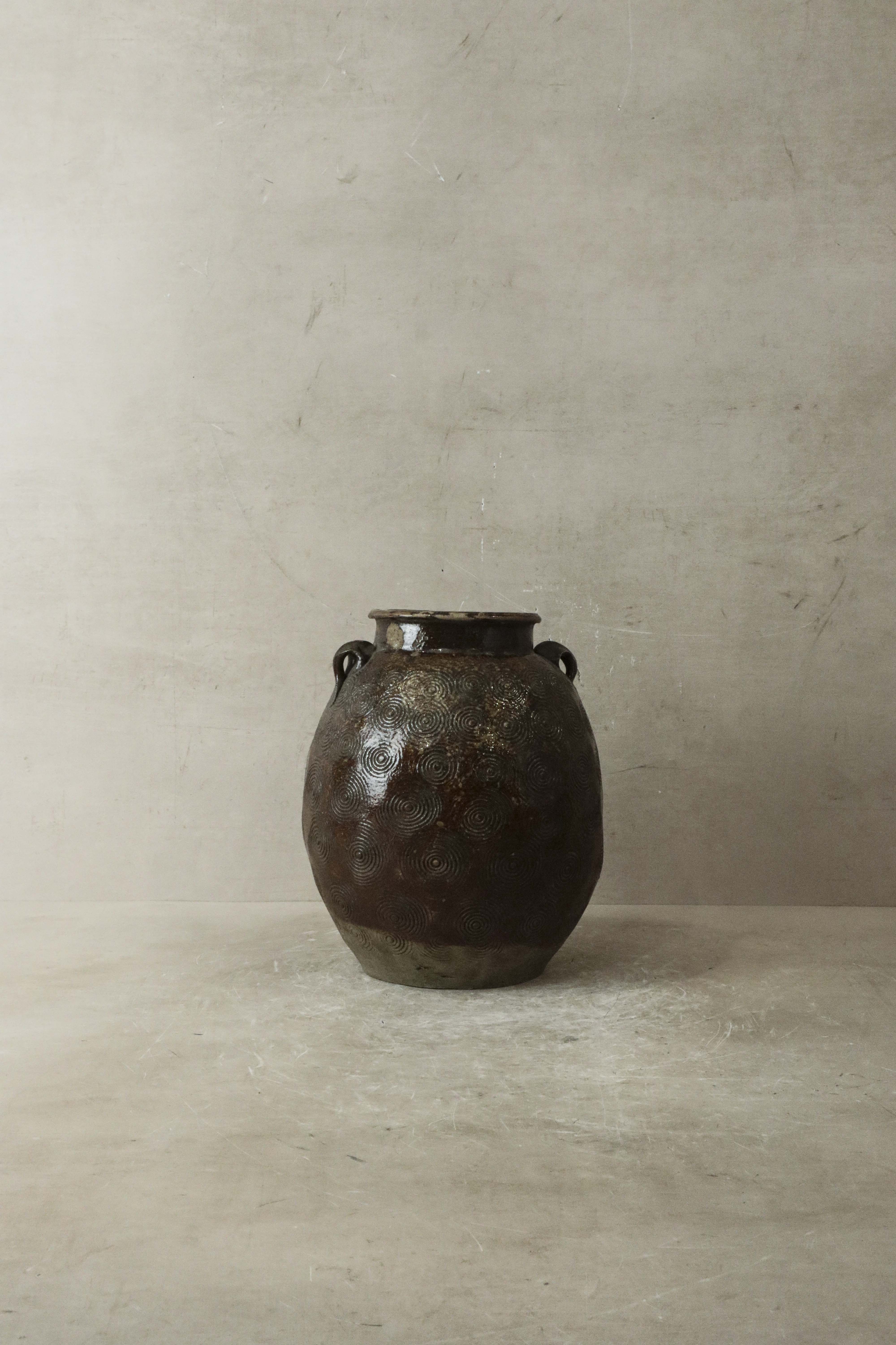 Botanical Boys Vintage Glazed Yunnan Pot - Ob80