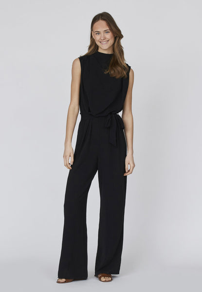 Sisterspoint Jumpsuit | Guto Highneck - Black