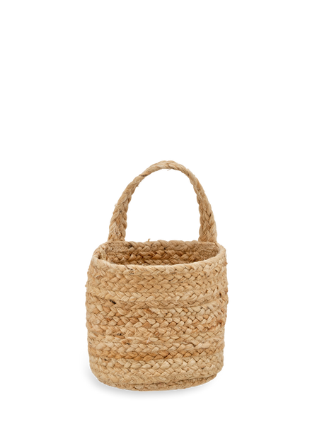 Nkuku Large Chapad Hemp Wide Wall Hung Basket