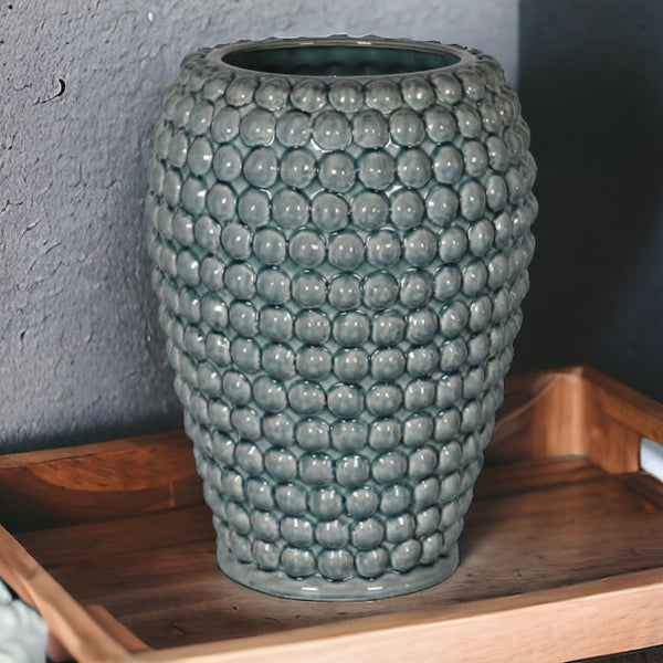 Persora Large Blue Bobble Vase