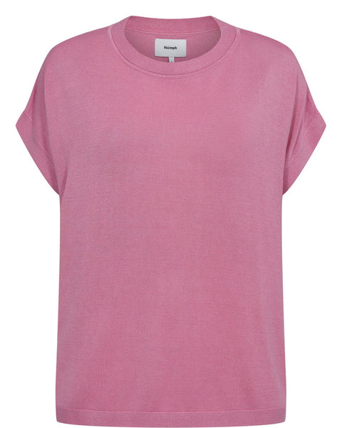 Numph Nudarlene Fuchsia Pink Jumper